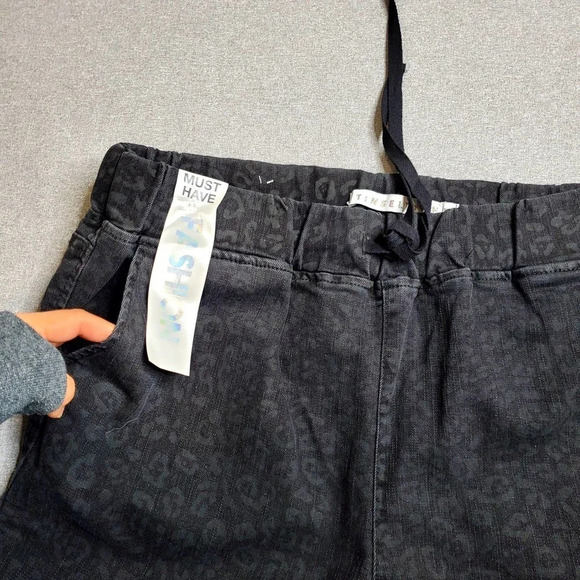 Tinseltown Black Leopard Print Jogger Pants - Picture 3 of 9